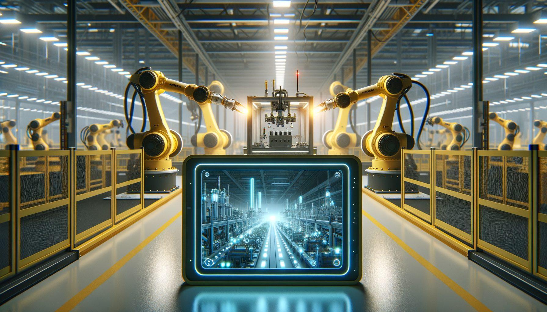 Smart-factory robotic arm assembly cell